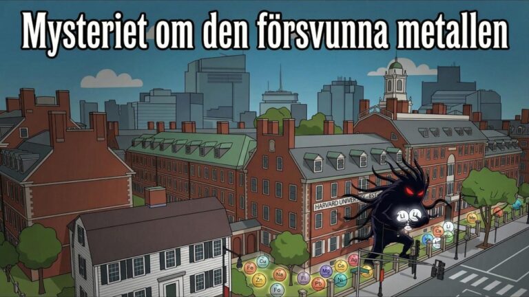 Mysteriet om den försvunna metallen – illustration till film om litium och Alzheimers sjukdom